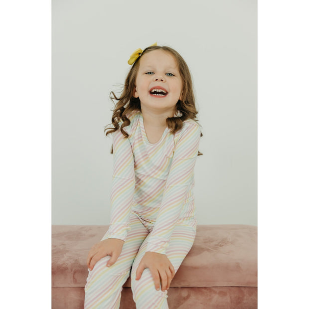 Copper Pearl 2-Piece Long Sleeve Pajama Set | Lucky