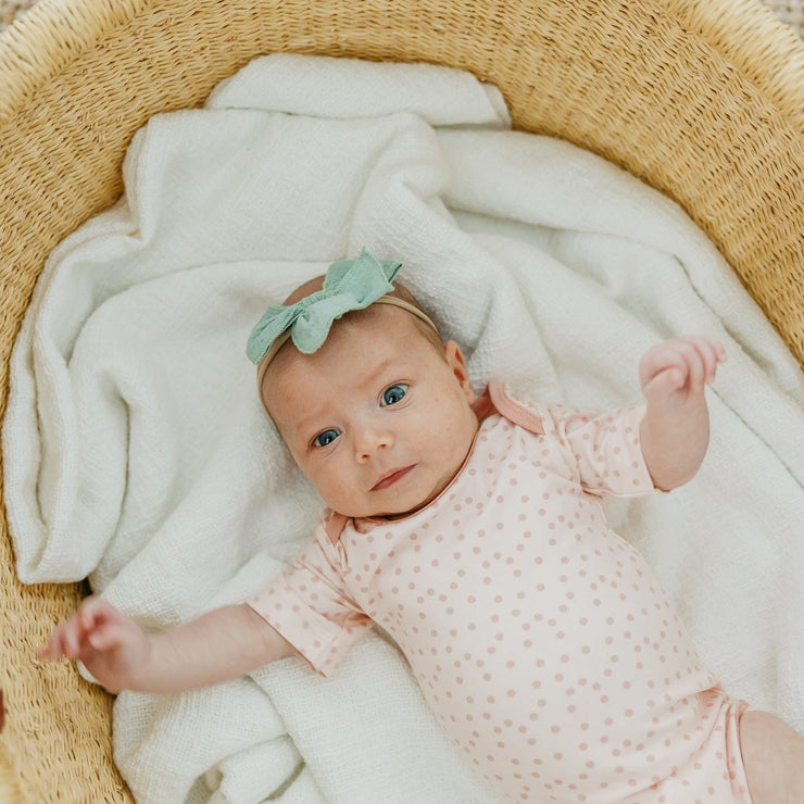 Copper Pearl Short Sleeve Bodysuit | Dottie