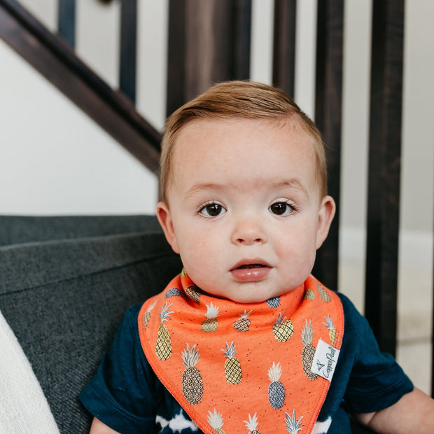 Copper Pearl Baby Bandana Bibs | Maui