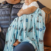 Copper Pearl Knit Swaddle Blanket | Leo