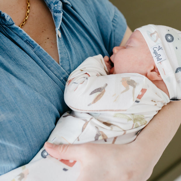 Copper Pearl Top Knot Hat | Maui