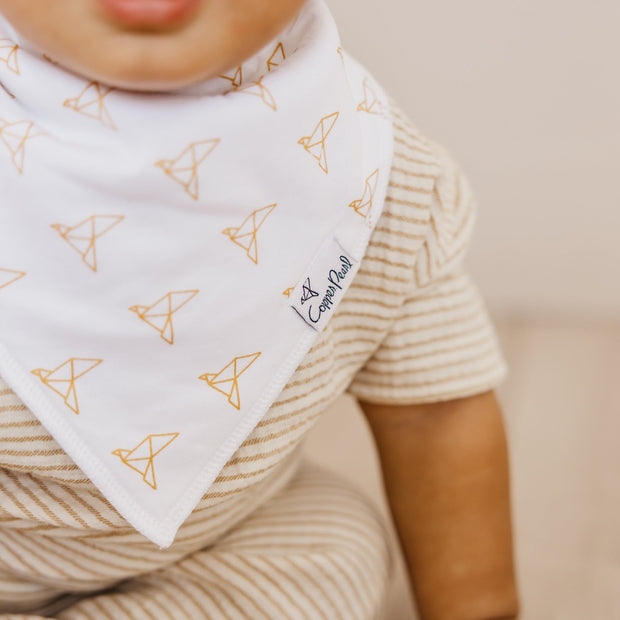 Copper Pearl Baby Bandana Bibs | Haven