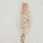 Copper Pearl Knit Swaddle Blanket | Eden