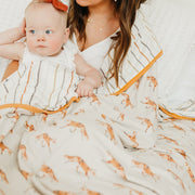 Copper Pearl Three-Layer Jumbo Quilt | Swift