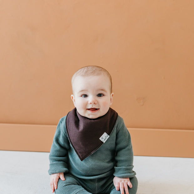 Copper Pearl Baby Bandana Bibs | Dune