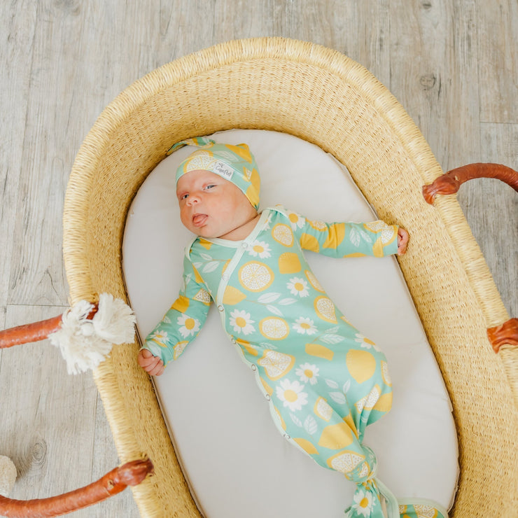 Copper Pearl Knotted Gown | Lemon