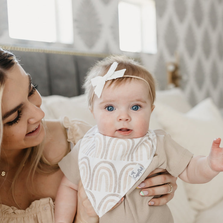 Copper Pearl Baby Bandana Bibs | Bliss