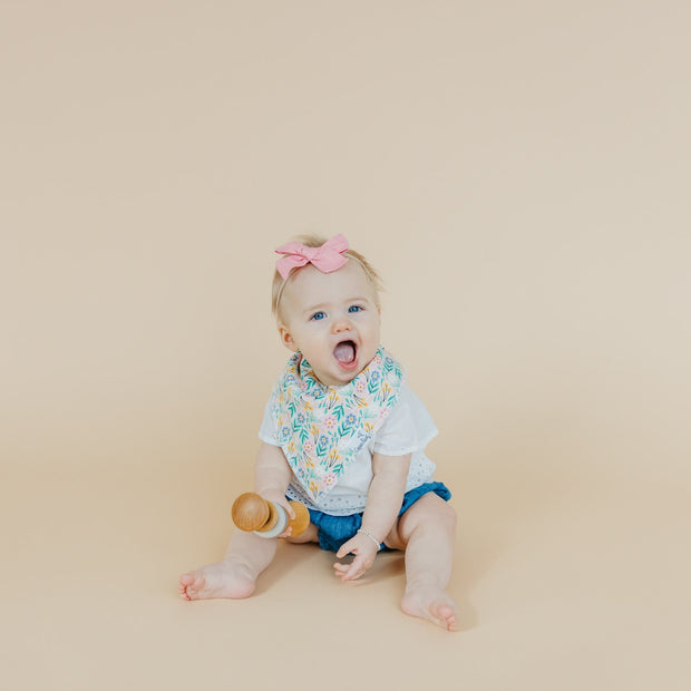 Copper Pearl Baby Bandana Bibs | Birdie