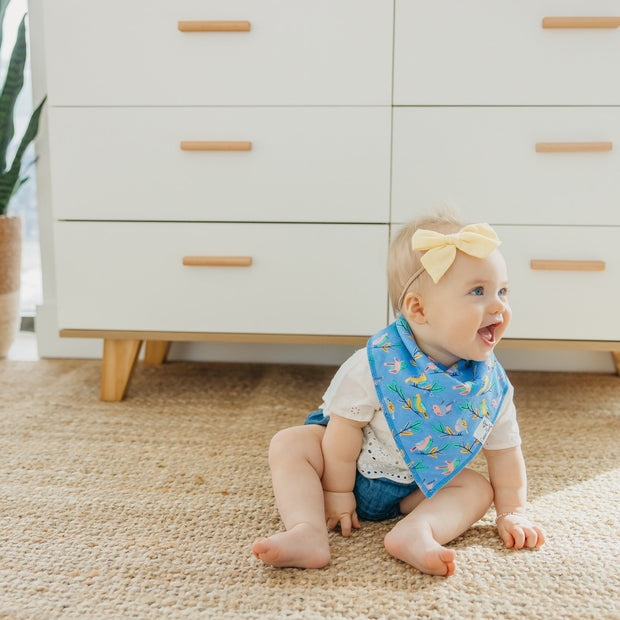 Copper Pearl Baby Bandana Bibs | Birdie