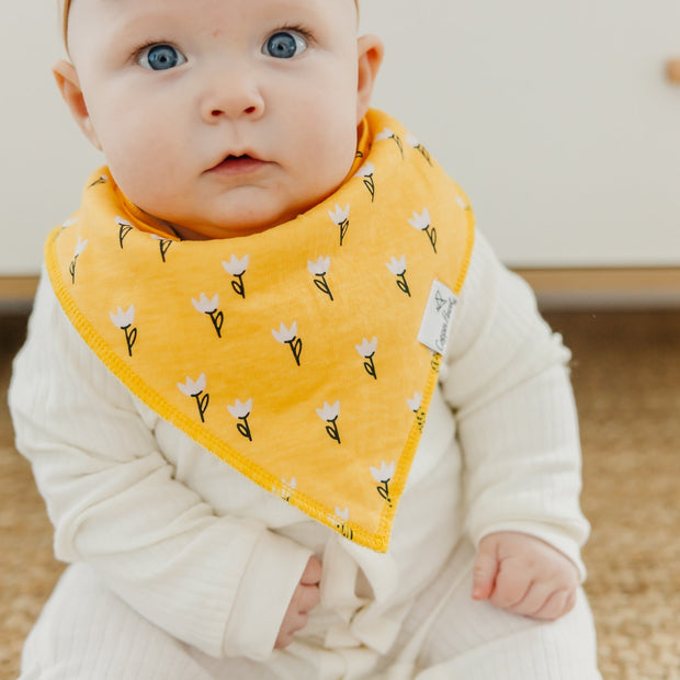 Copper Pearl Baby Bandana Bibs | Birdie