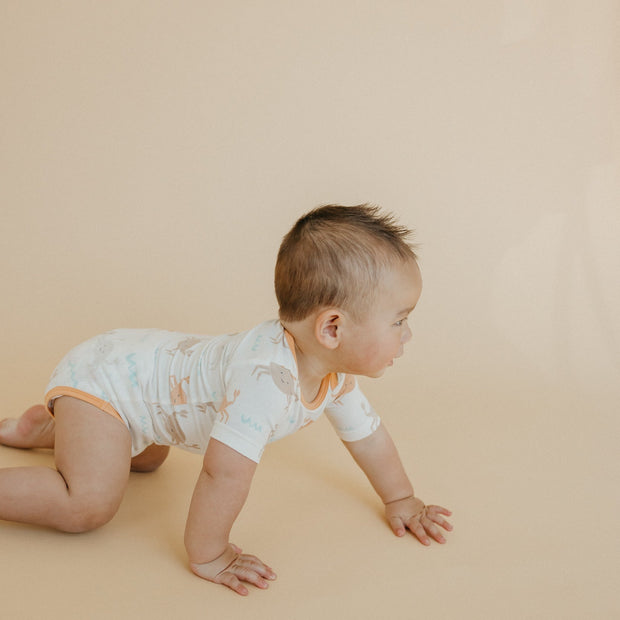 Copper Pearl Short Sleeve Bodysuit | Tide