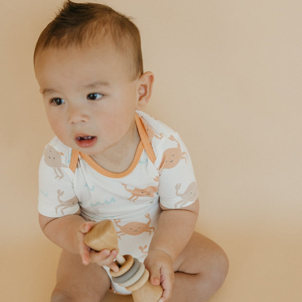 Copper Pearl Short Sleeve Bodysuit | Tide