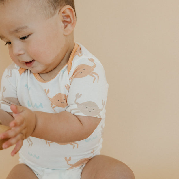 Copper Pearl Short Sleeve Bodysuit | Tide