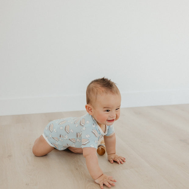 Copper Pearl Short Sleeve Bodysuit | S'mores