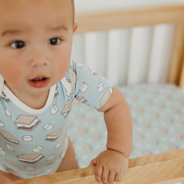 Copper Pearl Short Sleeve Bodysuit | S'mores