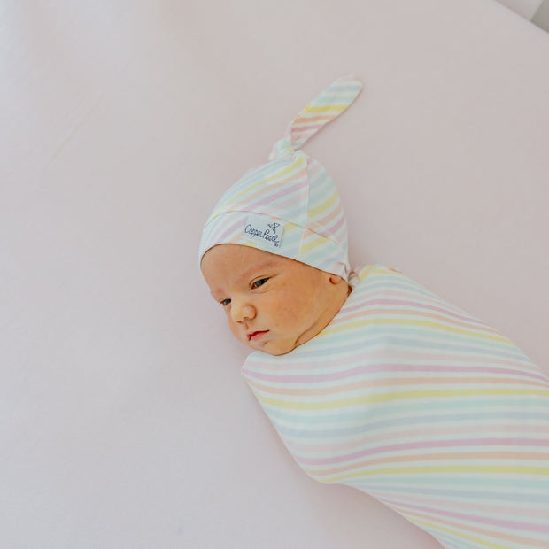 Copper Pearl Top Knot Hat | Lucky