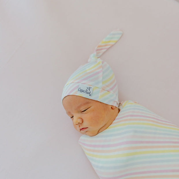 Copper Pearl Top Knot Hat | Lucky