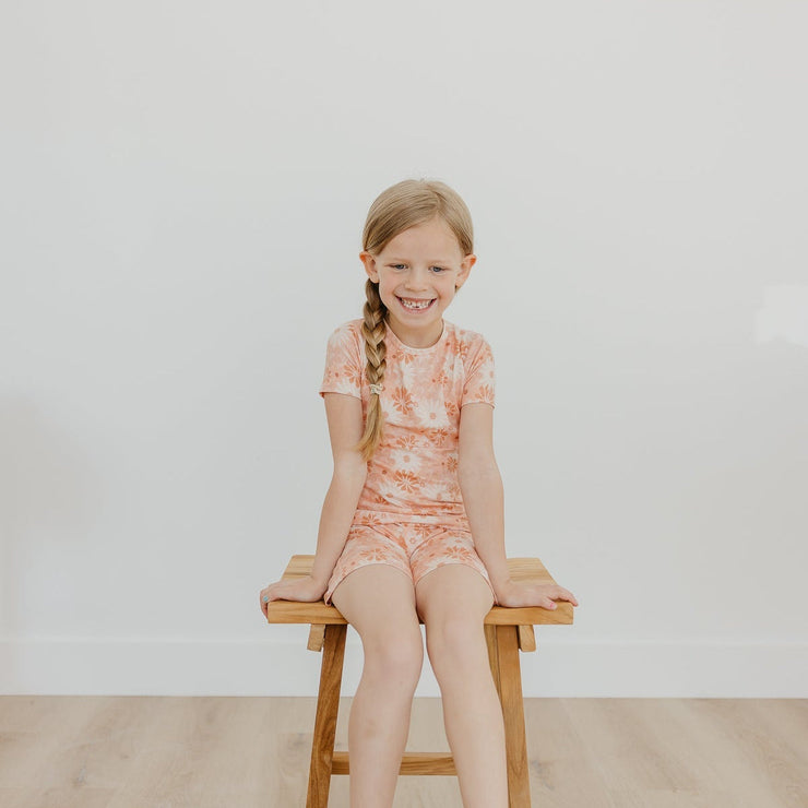 Copper Pearl 2-Piece Short Sleeve Pajama Set | Penny