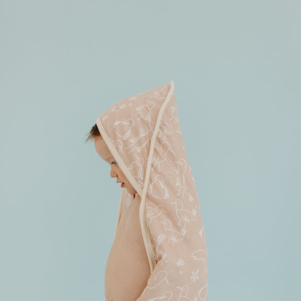 Copper Pearl Premium Knit Hooded Towel | Sandy