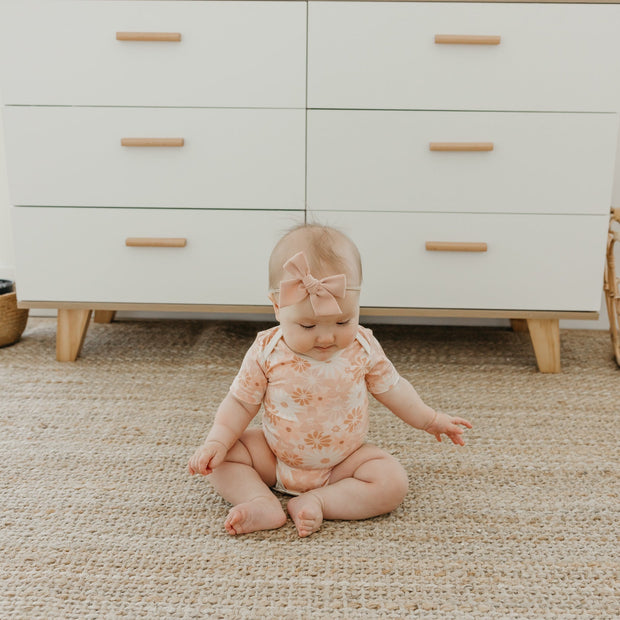 Copper Pearl Short Sleeve Bodysuit | Penny