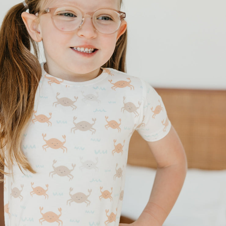 Copper Pearl 2-Piece Short Sleeve Pajama Set | Tide