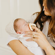 Copper Pearl Baby Bonnet | Oat