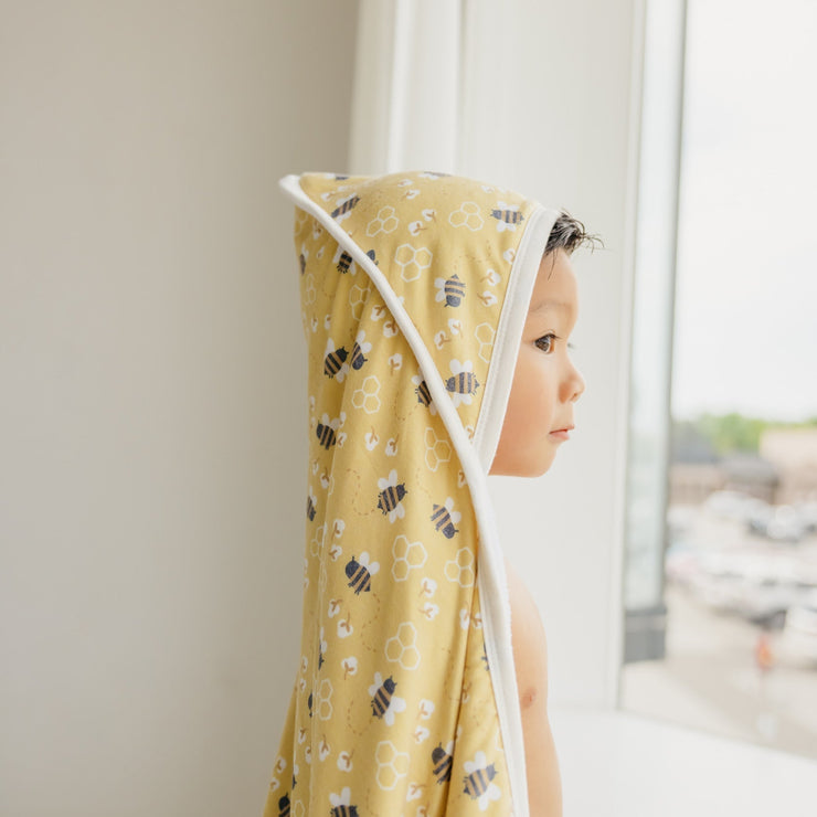 Copper Pearl Premium Knit Hooded Towel | Honeycomb