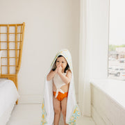 Copper Pearl Premium Knit Hooded Towel | Lemon