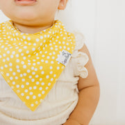 Copper Pearl Baby Bandana Bibs | Lemon