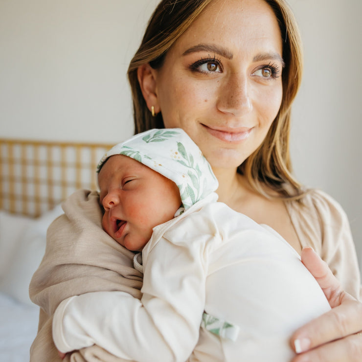 Copper Pearl Baby Bonnet | Fern