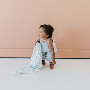 Copper Pearl Knit Swaddle Blanket | Whimsy