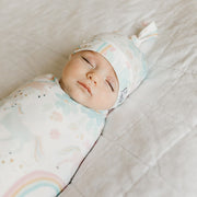 Copper Pearl Knit Swaddle Blanket | Whimsy