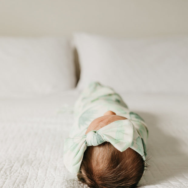 Copper Pearl Knit Headband Bow | Desert