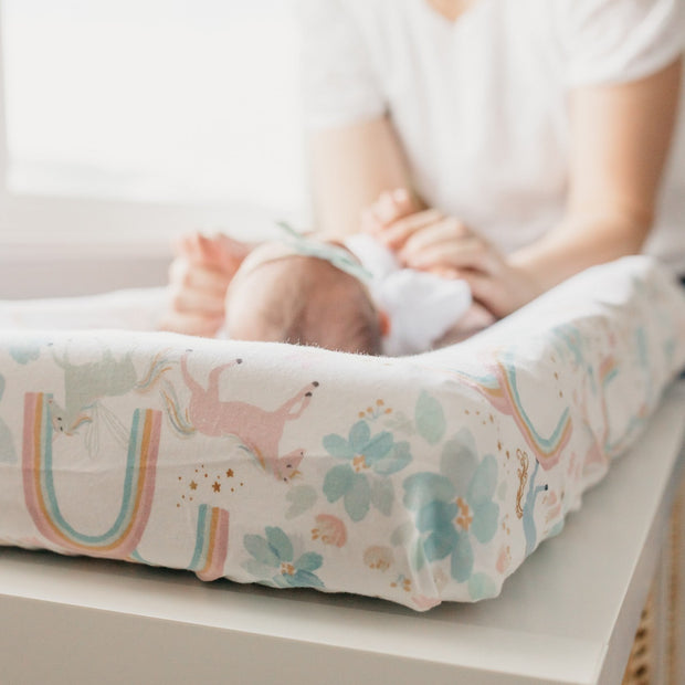 Copper Pearl Premium Knit Diaper Changing Pad Cover | Whimsy