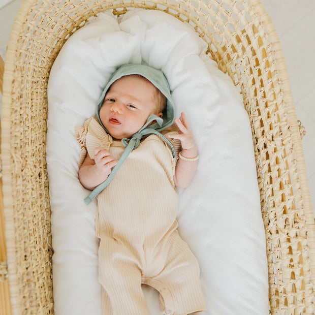 Copper Pearl Baby Bonnet | Briar