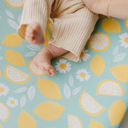 Copper Pearl Premium Knit Diaper Changing Pad Cover | Lemon