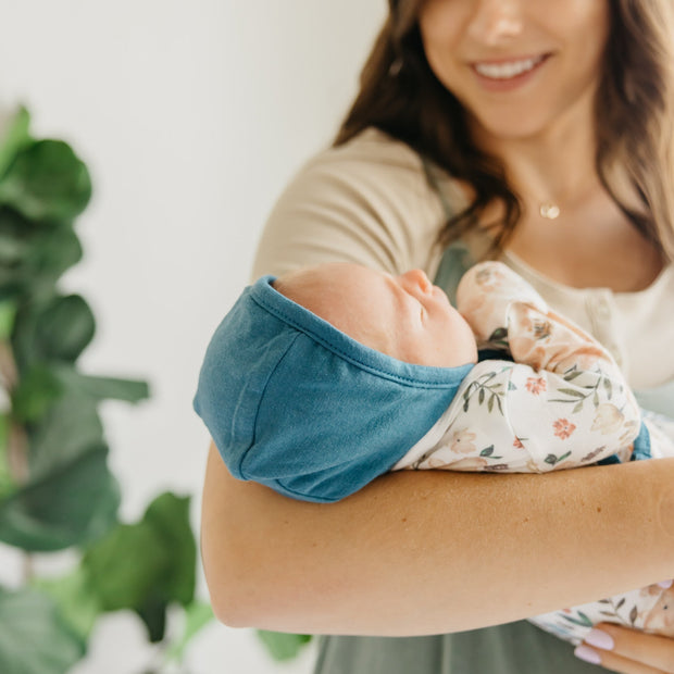 Copper Pearl Baby Bonnet | Steel
