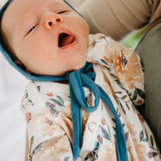 Copper Pearl Baby Bonnet | Steel