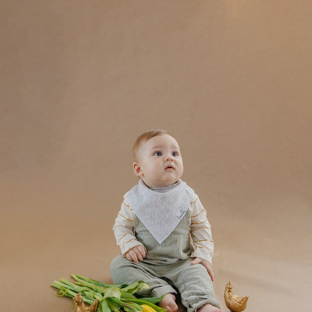 Copper Pearl Baby Bandana Bibs | Peter