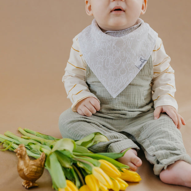 Copper Pearl Baby Bandana Bibs | Peter