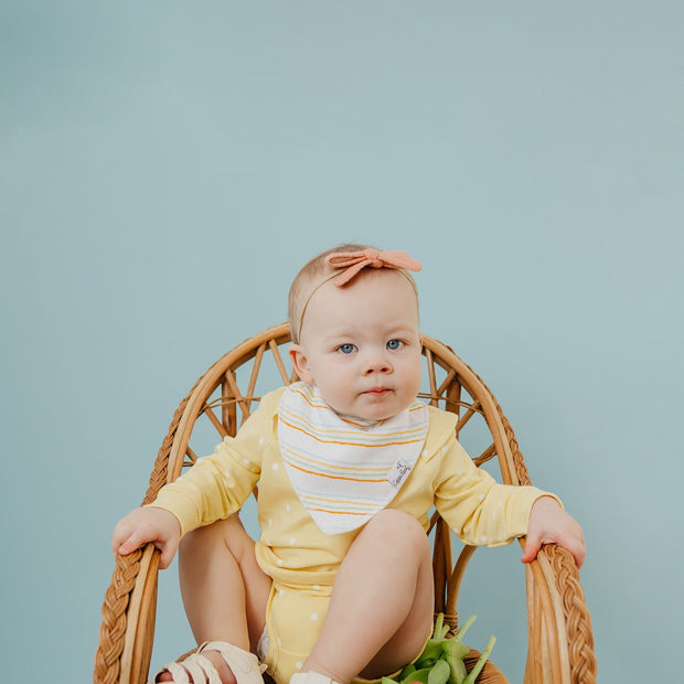 Copper Pearl Baby Bandana Bibs | Peter