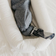 Copper Pearl Knit Swaddle Blanket | Slate