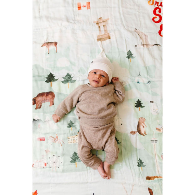 Loulou Lollipop Muslin Quilt Blanket | Canada