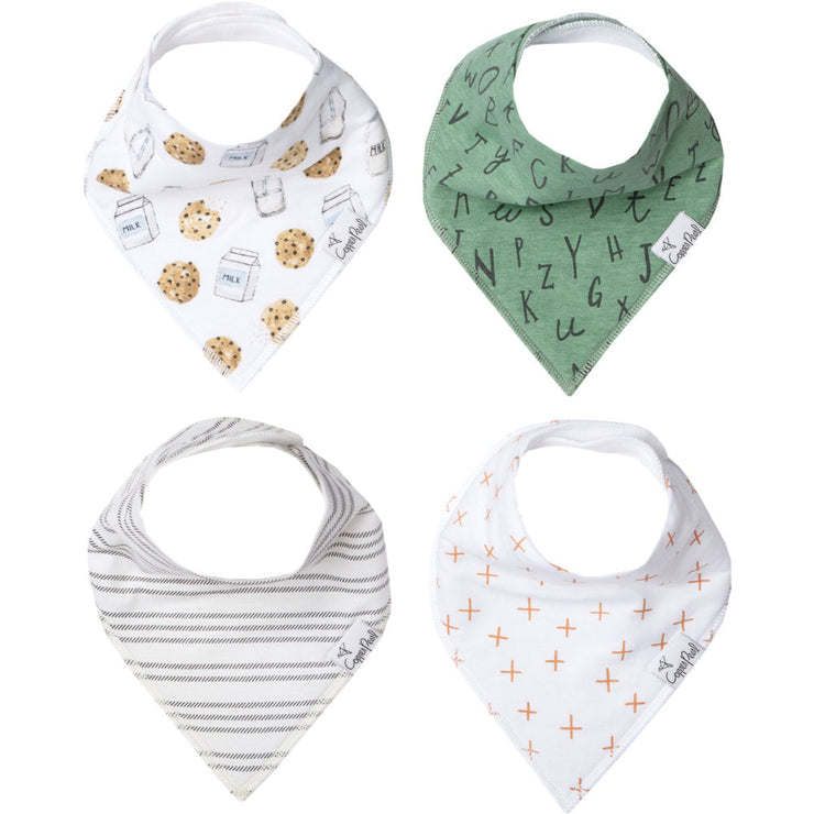 Copper Pearl Baby Bandana Bibs | Chip