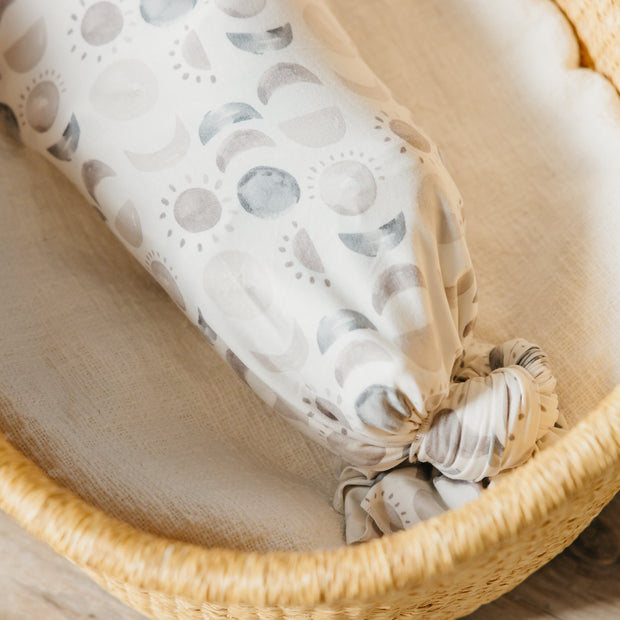 Copper Pearl Knit Swaddle Blanket | Eclipse