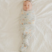 Copper Pearl Knit Swaddle Blanket | Cosmos