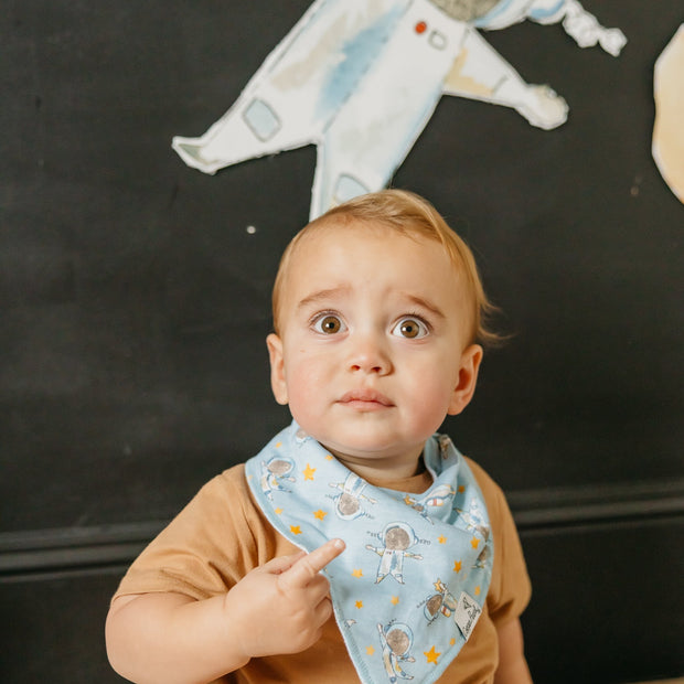Copper Pearl Baby Bandana Bibs | Neil