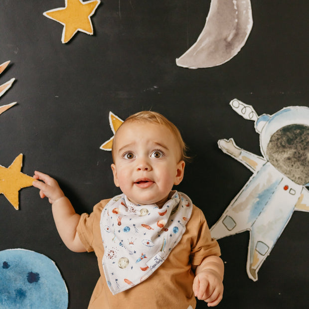 Copper Pearl Baby Bandana Bibs | Neil