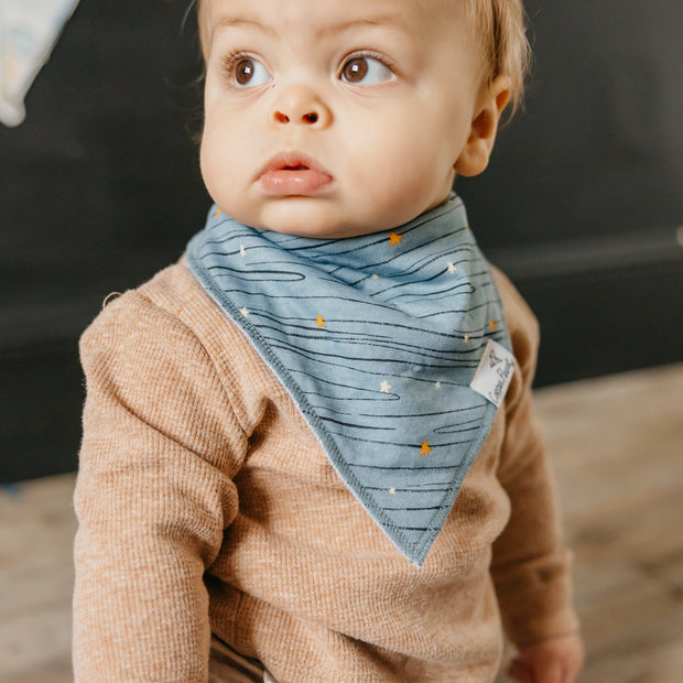 Copper Pearl Baby Bandana Bibs | Neil