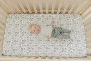 Copper Pearl Premium Knit Fitted Crib Sheet | Eclipse